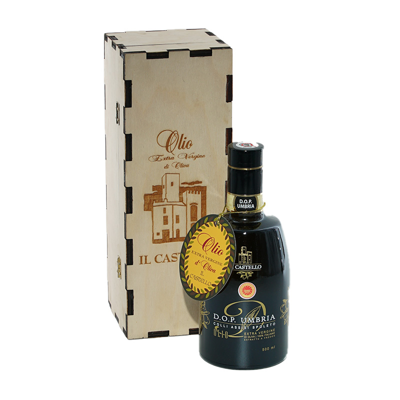 COFANETTO OLIO EXTRA VERGINE DI OLIVA DOP UMBRIA COLLI ASSISI – SPOLETO