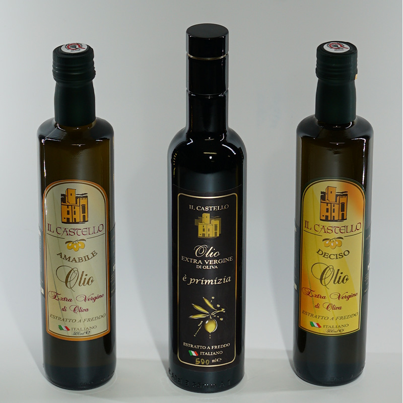 SCATOLE DEGUSTAZIONE OLIO EXTRAVERGINE DI OLIVA ”IL CASTELLO”